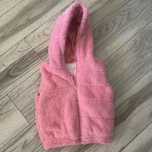 NWT Janie and Jack Peony The Plush Faux Fur Vest